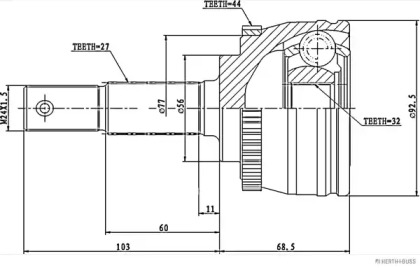 HERTH+BUSS JAKOPARTS J2831137