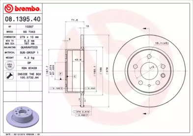 BREMBO 08.1395.40