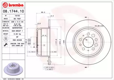 BREMBO 08.1744.10