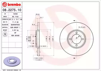 BREMBO 08.2275.10