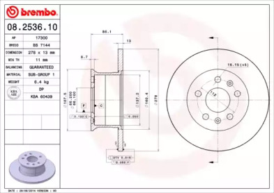 BREMBO 08.2536.10