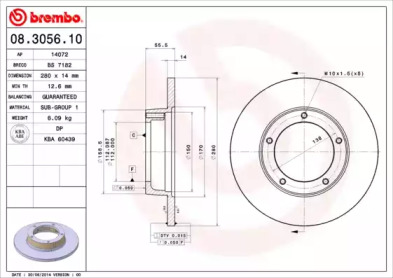 BREMBO 08.3056.10