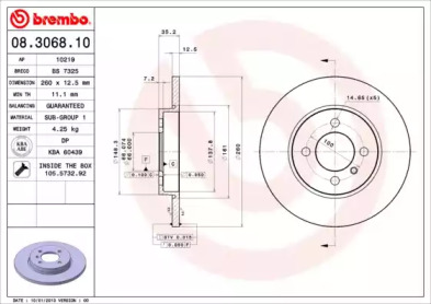 BREMBO 08.3068.10