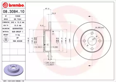 BREMBO 08.3084.10