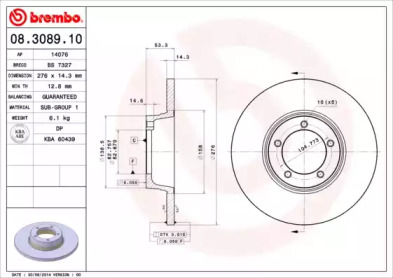 BREMBO 08.3089.10