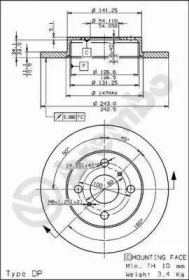 BREMBO 08.3110.10