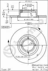 BREMBO 08.3313.10