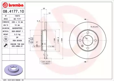 BREMBO 08.4177.10