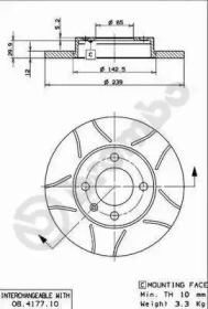 BREMBO 08.4177.75