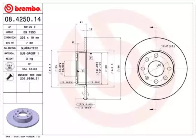 BREMBO 08.4250.14