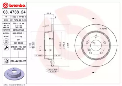 BREMBO 08.4738.21