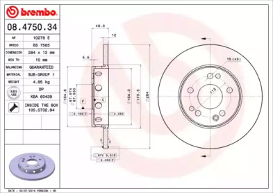 BREMBO 08.4750.34