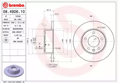 BREMBO 08.4926.10