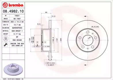 BREMBO 08.4982.10