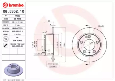 BREMBO 08.5352.10