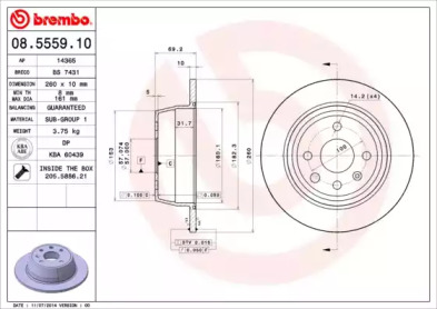 BREMBO 08.5559.10