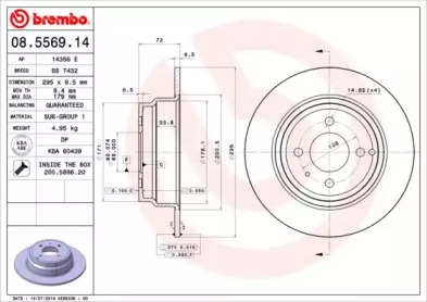 BREMBO 08.5569.14