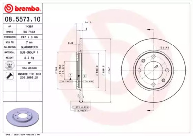 BREMBO 08.5573.10