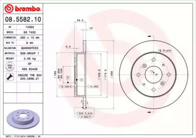 BREMBO 08.5582.10