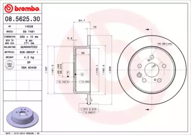 BREMBO 08.5625.30