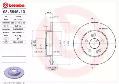 BREMBO 08.5645.10