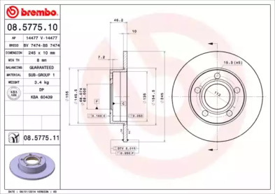 BREMBO 08.5775.10