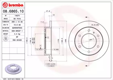 BREMBO 08.6865.10