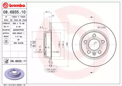 BREMBO 08.6935.10