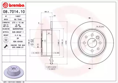 BREMBO 08.7014.10