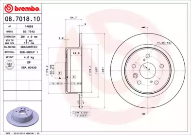 BREMBO 08.7018.10