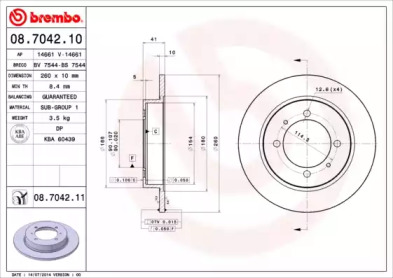 BREMBO 08.7042.11