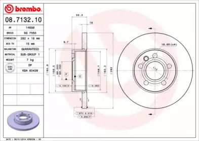 BREMBO 08.7132.10