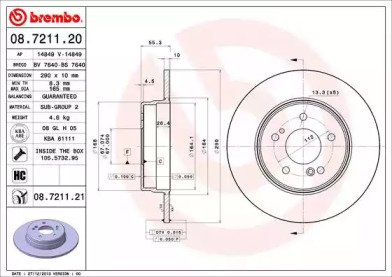 BREMBO 08.7211.20