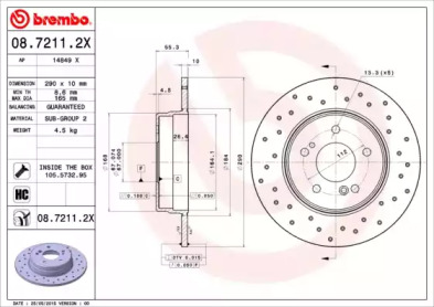 BREMBO 08.7211.2X