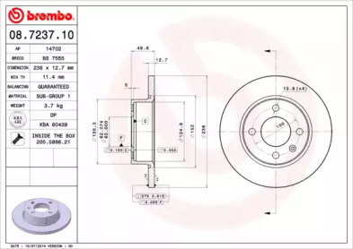 BREMBO 08.7237.10