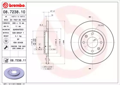 BREMBO 08.7238.11