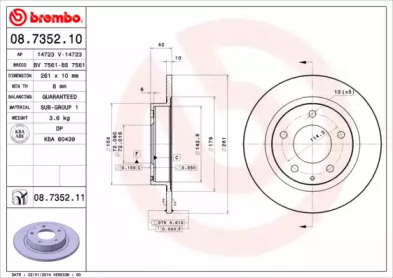 BREMBO 08.7352.10