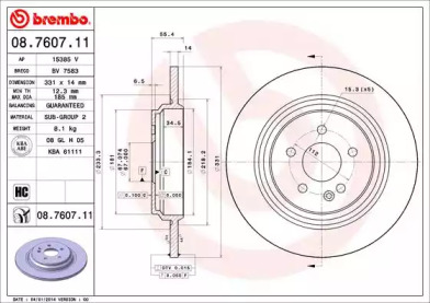 BREMBO 08.7607.11