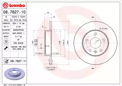 BREMBO 08.7627.11