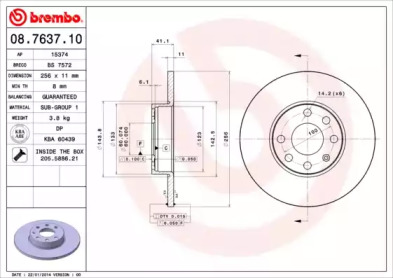 BREMBO 08.7637.10