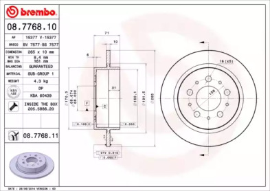 BREMBO 08.7768.10