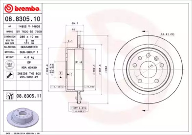 BREMBO 08.8305.11