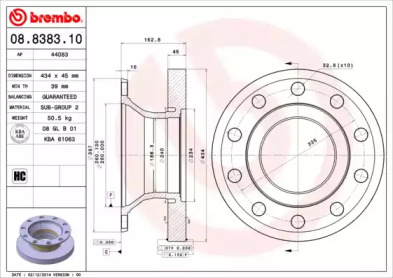 BREMBO 08.8383.10