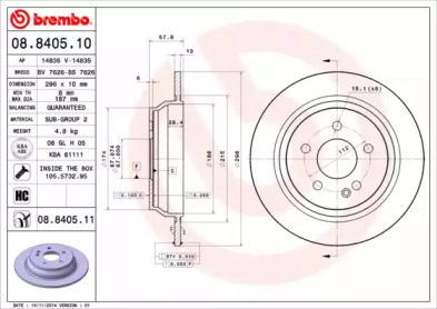 BREMBO 08.8405.10