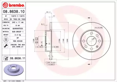 BREMBO 08.8638.10