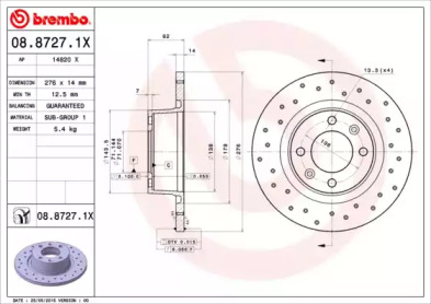 BREMBO 08.8727.1X