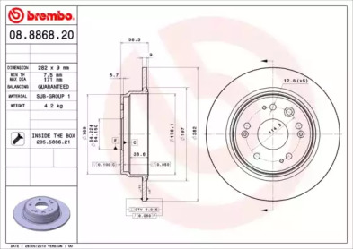 BREMBO 08.8868.20