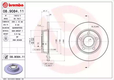 BREMBO 08.9084.11