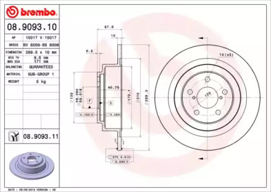 BREMBO 08.9093.10