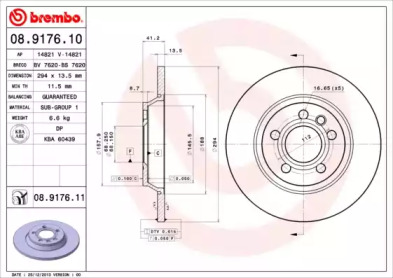 BREMBO 08.9176.11